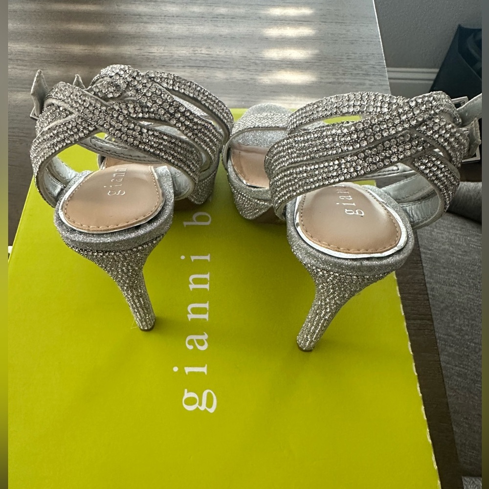 Gianni Bini Rhinestone Heels - Picture 2 of 8